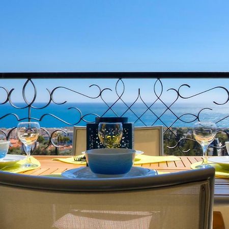 Confortable 3 Pieces Avec Superbe Vue Mer Apartamento Niza Exterior foto