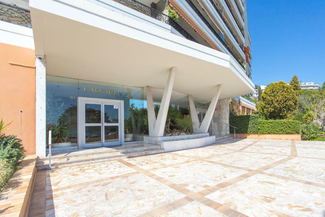 Confortable 3 Pieces Avec Superbe Vue Mer Apartamento Niza Exterior foto