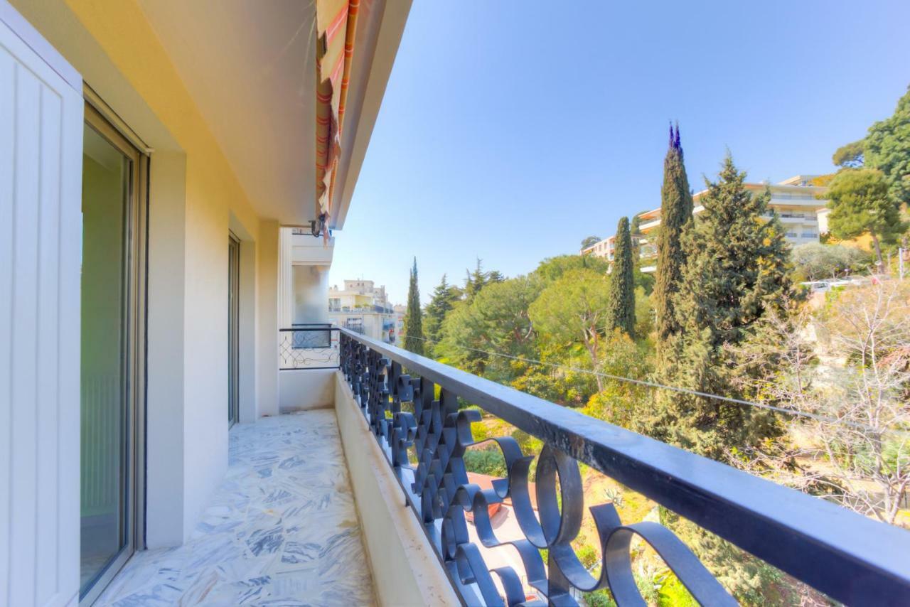 Confortable 3 Pieces Avec Superbe Vue Mer Apartamento Niza Exterior foto